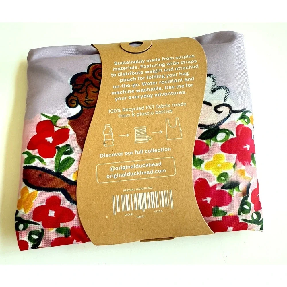Original Duckhead Compact Reusable Grocery Bag‎ Tote - Machine Washable NEW